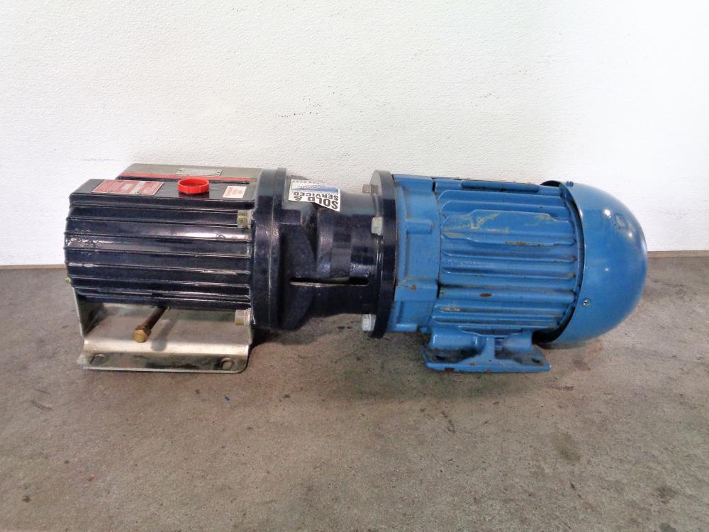 Wanner Hydra-Cell Sealless Pump D03EASJDDSHA with WEG 3HP Motor